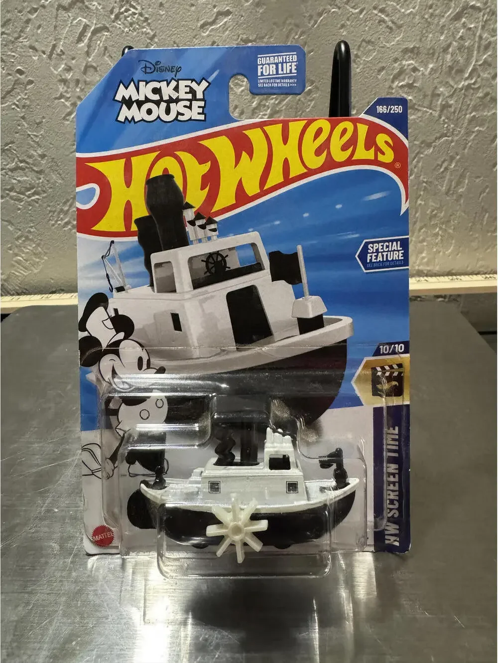 Hot Wheels Collectible Die-Cast Cars - Batmobile, Mickey Steamboat, Volkswagen '